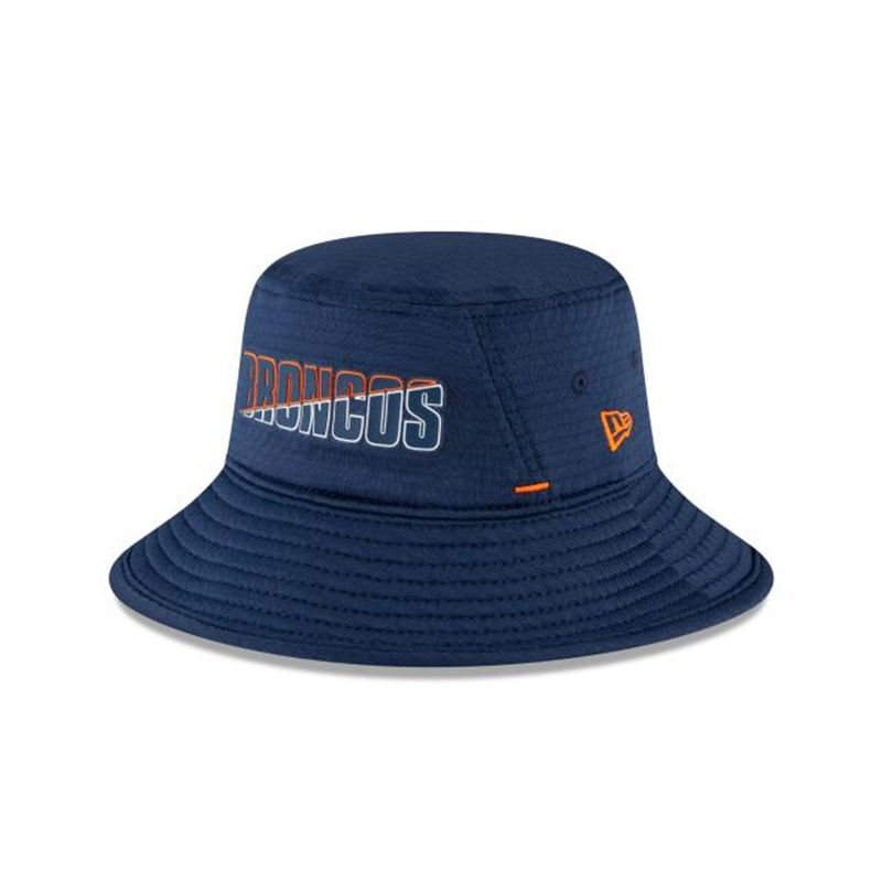 NFL Denver Broncos Official Summer Sideline Stretch (MMJ5336) - Orange New Era Bucket Hats